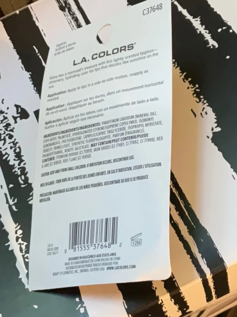 L.A Colors lip gloss
